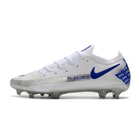 Nike Phantom GT Elite FG Soccer Cleats 'Bonucci' White Blue Silver