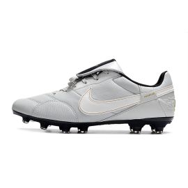 Nike Premier 3 FG Firm Ground Soccer Cleat White Grey Black