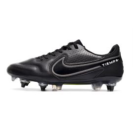 Nike Tiempo Legend 9 Elite SG Pro Soccer Cleats Black Grey White