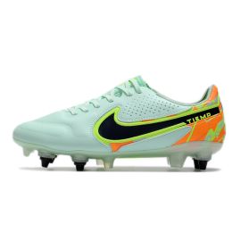 Nike Tiempo Legend 9 Elite SG Pro Soccer Cleats Green Blue Orange