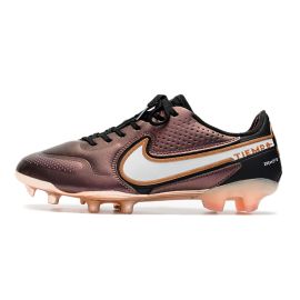 Nike Tiempo Legend IX Elite FG Firm Ground Soccer Cleats Metallic Copper White