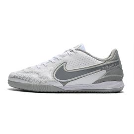 Nike Tiempo React Legend 9 Pro IC White Chrome Wolf Grey Pure Platinum