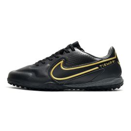 Nike Tiempo React Legend 9 Pro TF Shadow Black Metallic Dark Grey Anthracite