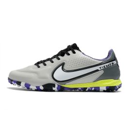 Nike Tiempo React Legend 9 Pro TF Smoke Grey White Volt