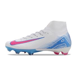 Nike Zoom Mercurial Superfly 10 Elite FG White Blue Pink