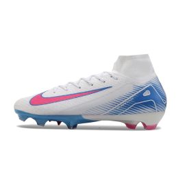 Nike Zoom Mercurial Superfly 10 Elite FG White Pink Blue