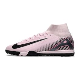 Nike Zoom Mercurial Superfly 10 Elite TF Pink and Black