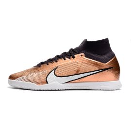 Nike Zoom Mercurial Superfly IX Elite IC Metallic Copper White Black
