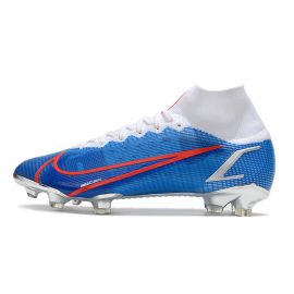 2021 Nike Mercurial Superfly VIII Elite FG Elite Blue Red Silver