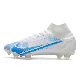 2021 Nike Mercurial Superfly VIII Elite FG White Blue