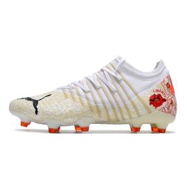 Puma Future Z 1.3 FG_AG White Red Soccer Cleats