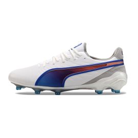 Puma King Ultimate FG Formula Puma White Bluemazing Flat Light Gray Sunset Glow