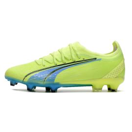 PUMA Ultra Ultimate FG AG Soccer Cleats Fizzy Light Parisian Night Blue Glimmer