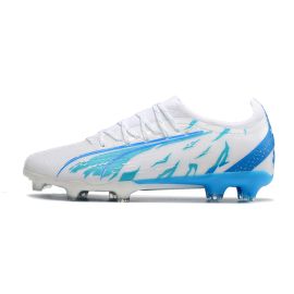 Puma Ultra Ultimate FG White Blue