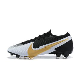 Nike Mercurial Vapor 13 Elite FG Black White Gold