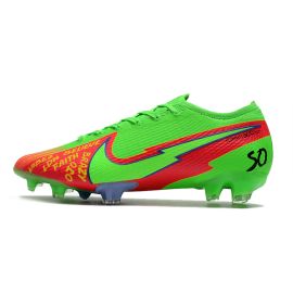 Nike Mercurial Vapor 13 Elite FG Green Red Black