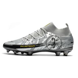 Nike Phantom GT DF Elite FG Metallic Silver / Black / Yellow