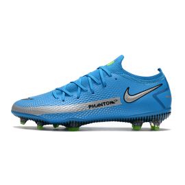 Nike Phantom GT Elite FG Blue/ Metallic Silver / Black