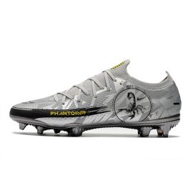 Nike Phantom GT Elite FG Metallic Silver / Black / Yellow