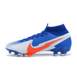 Nike Mercurial Superfly 7 Elite FG Blue White Orange