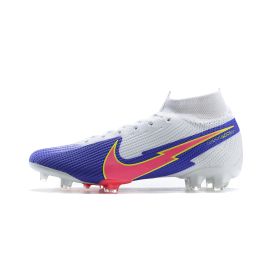 Nike Mercurial Superfly 7 Elite FG Blue White Pink