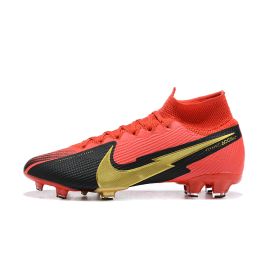Nike Mercurial Superfly 7 Elite FG Red Black Gold