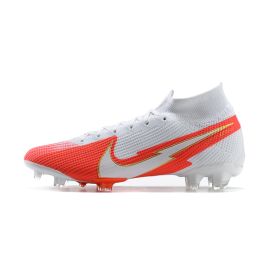 Nike Mercurial Superfly 7 Elite FG White Red