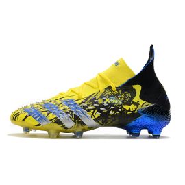 adidas Predator Freak.1 FG Soccer Cleats Bright Yellow/Silver Metallic/Core Black