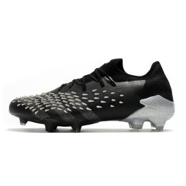 adidas Predator Freak.1 Low FG Soccer Cleats Core Black/Grey Four/White
