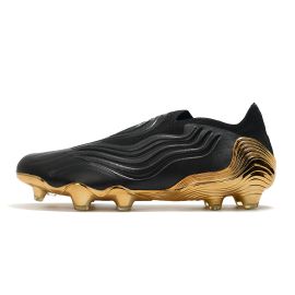 adidas Copa Sense+ FG Soccer Cleats Core Black/White/Gold Metallic