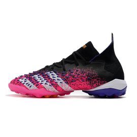 adidas Predator Freak.1 TF Soccer Cleats Core Black/White/Shock Pink