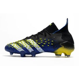 adidas Predator Freak .1 FG Soccer Cleats Blue/Core Black/White/Solar Yellow