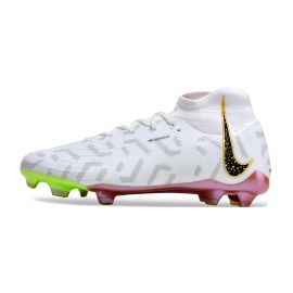 2024 Nike Phantom Luna Elite FG White Metallic Gold Black