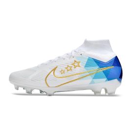 2024 Nike Zoom Mercurial Superfly 9 Elite FG White Gold