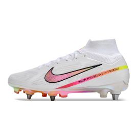 2024 Nike Zoom Mercurial Superfly IX Elite SG-Pro White Pink