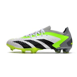 2023 adidas Predator Accuracy .1 Low FG White Black Lucid Lemon