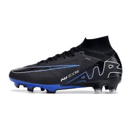 2023 Nike Air Zoom Mercurial Superfly 9 Elite FG Black Chrome Hyper Royal
