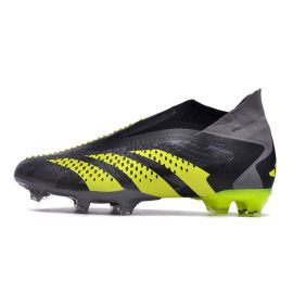 2023 adidas Predator Accuracy + FG Black Solar Yellow Grey Five