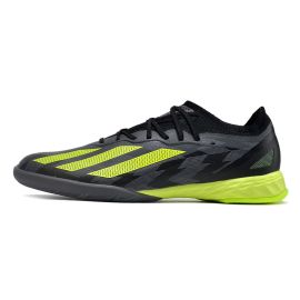 2023 adidas X Crazyfast .1 Laceless IC Black Solar Yellow Grey Five