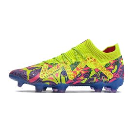 2023 PUMA Future Ultimate FG_AG Blue Yellow Alert Luminous Pink