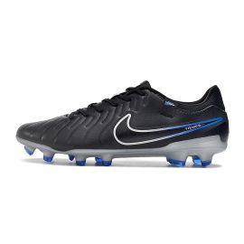 Buy 2023 Nike Tiempo Legend 10 Academy FG Black Chrome Hyper Royal