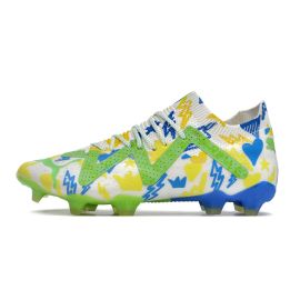 Buy 2023 Puma Future Ultimate Neymar FG AG White Blue Lemon Meringue Parakeet Green