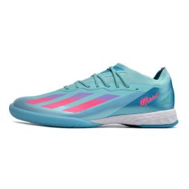 2024 Adidas X Crazyfast Messi .1 IC Flash Aqua Lucid Pink Lucid Cyan