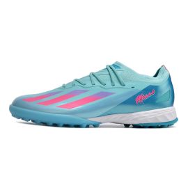 2024 Adidas X Crazyfast Messi .1 TF Flash Aqua Lucid Pink Lucid Cyan