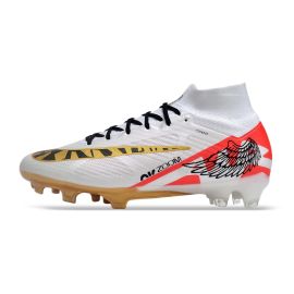 2024 Nike Zoom Mercurial Superfly 9 Elite MR FG White Gold Black Red