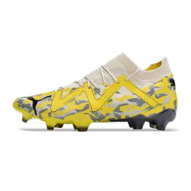 2024 Puma Future Ultimate FG Sedate Gray Asphalt Yellow Blaze