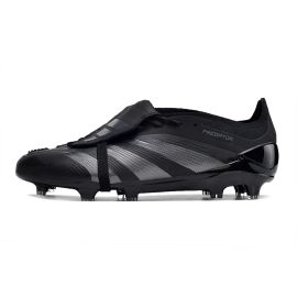 Adidas Predator Elite Fold-over Tongue FG Predstrike Black Silver
