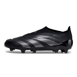 Adidas Predator Elite Laceless FG Black Silver