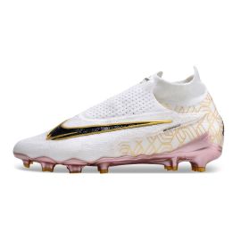Nike Phantom GX Elite DF FG 2024 White Metallic Gold Black