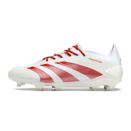 Adidas Predator + Elite FG 2024 White Solar Red
